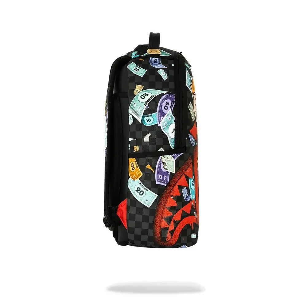 Sprayground Monopoly Time to Go Backpack Unisex Multicolor Shoulder Strap SPR329